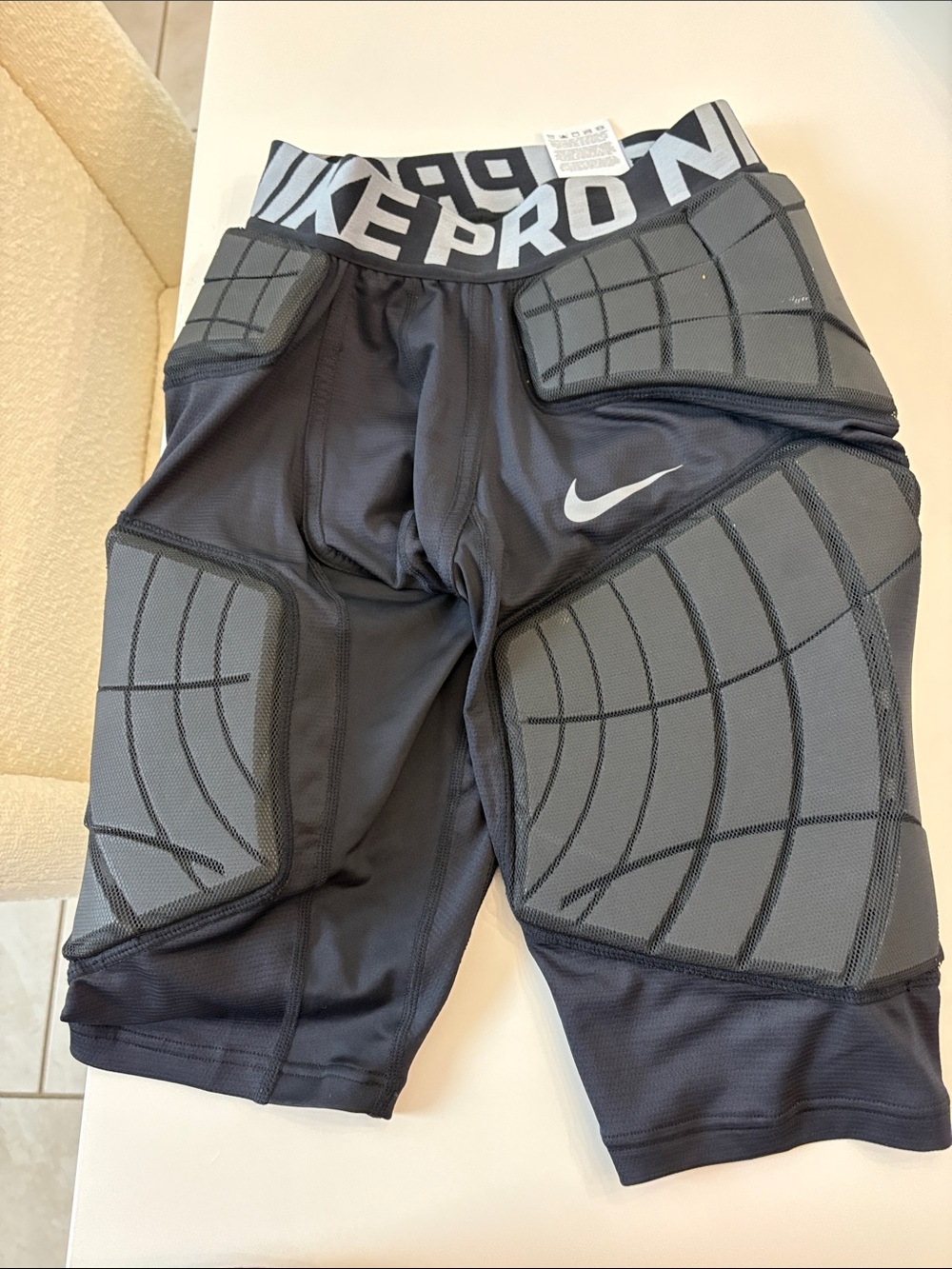 Nike Pro Hyperstrong Men’s Padded Compression Shorts Black Size Medium M